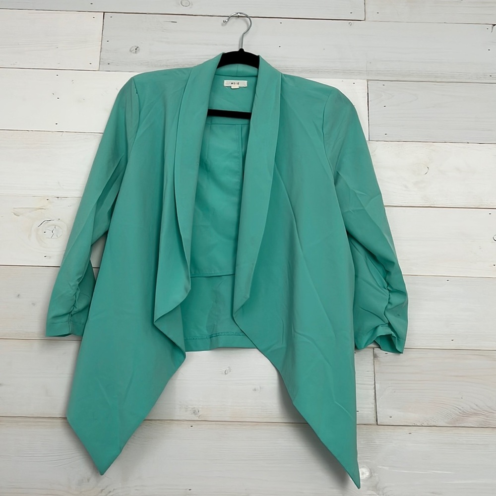 Baby blue light blazer
